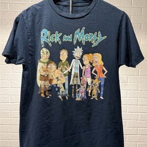 Ripple Junction Black Rick and Morty Short Sleeve Tee